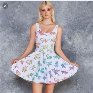Black Milk Mythological Origami Skater Dress